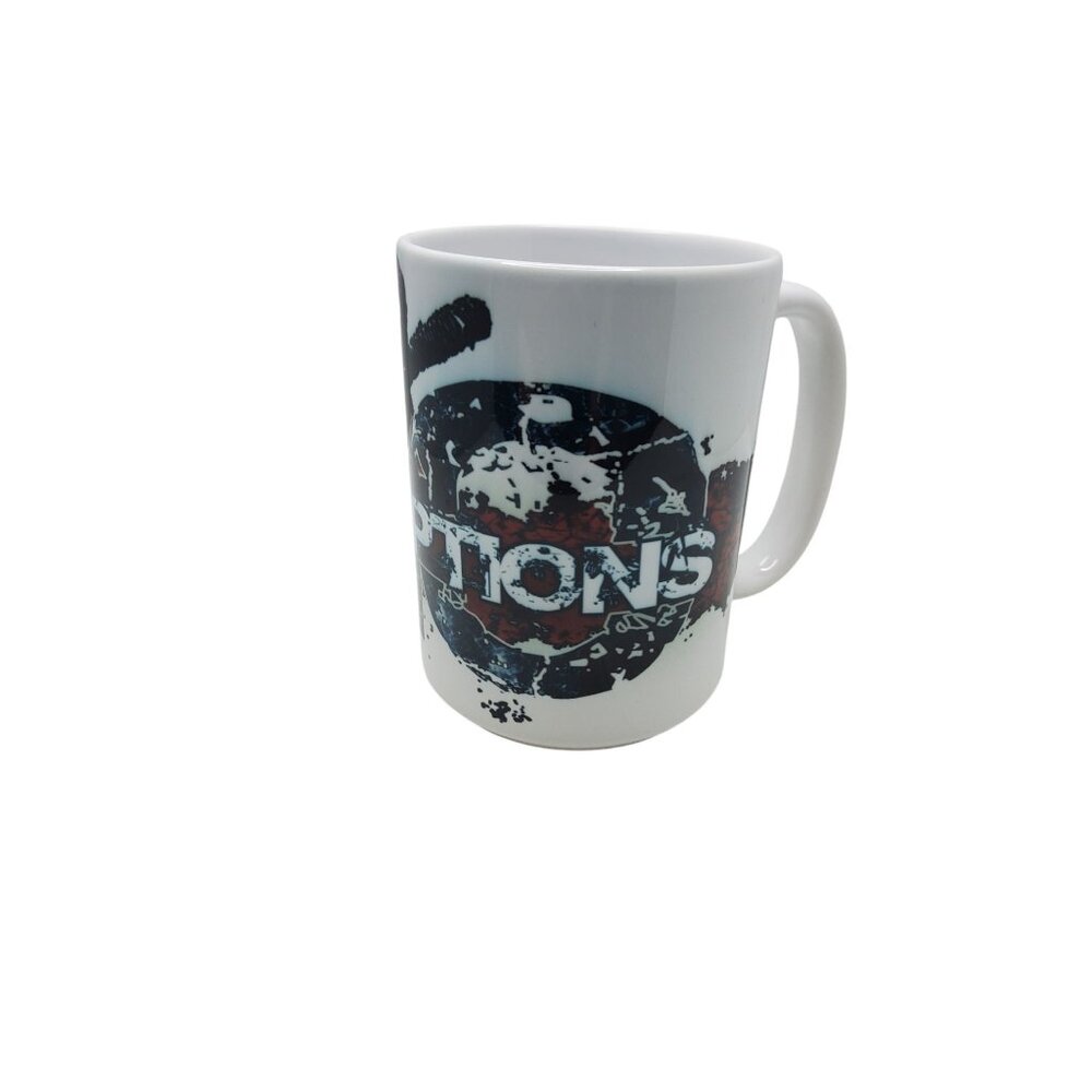 vintage gator walking dead negan exceptions stoneware coffee mug